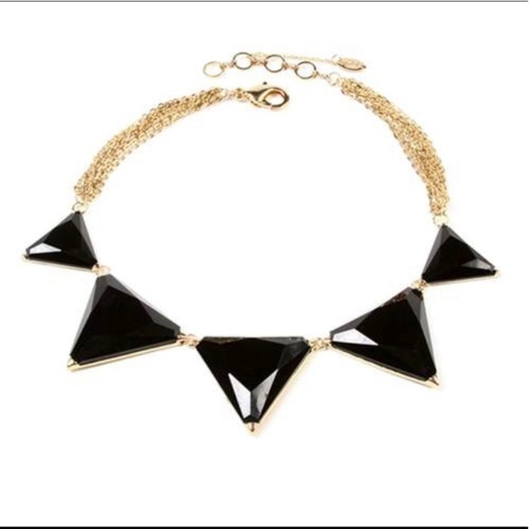 Amrita Singh NWT reversible Bermuda statement necklace. Black/Ivory Enamel. NWT. - Picture 1 of 12